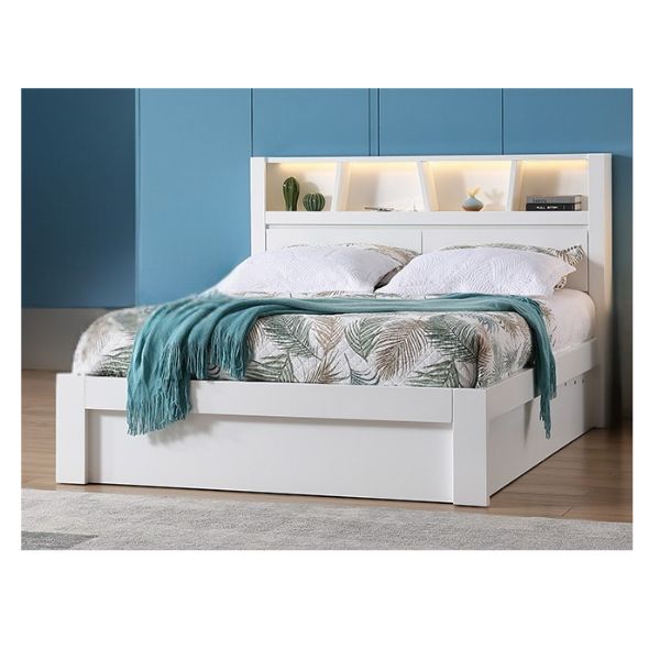 Massa Bed Frame - Ivory White